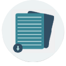 Generic icon image of papers denoting downloadable content